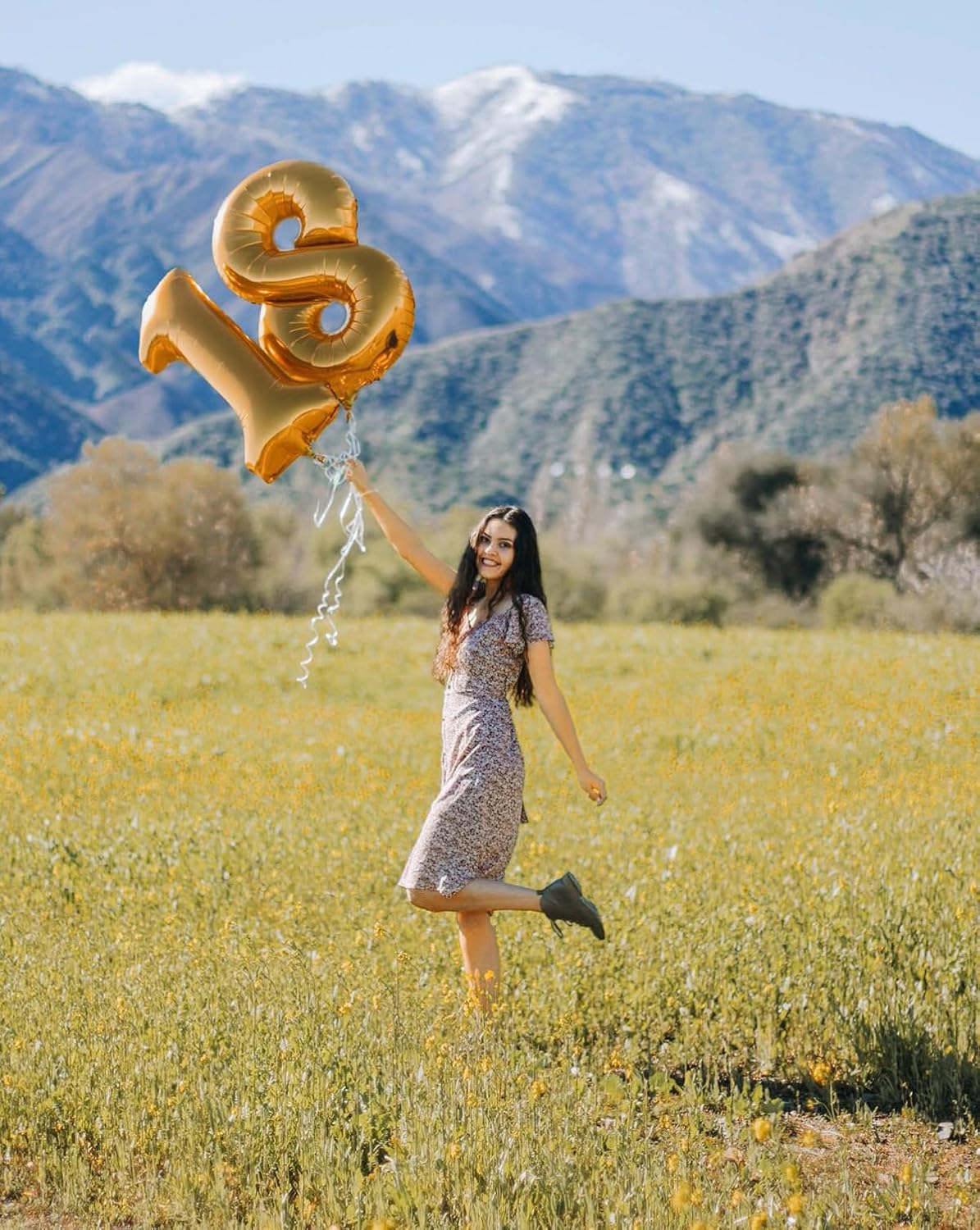 40 Inch Number Balloons Gold 7 Balloons, 7 Birthday Baby Girl Boy 7 17 27 37 Birthday, Birthday