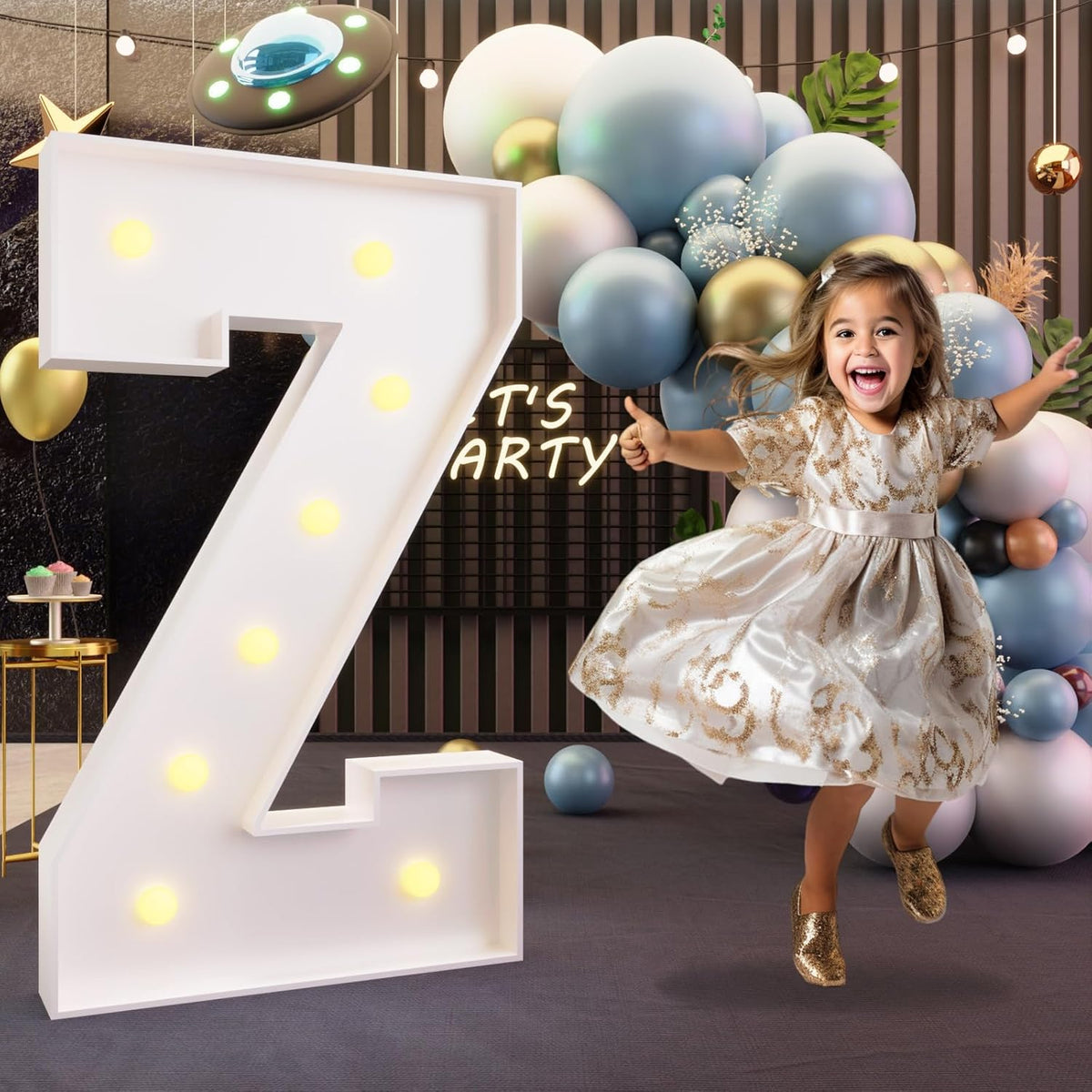imprsv Marquee Light Up Letters, 3FT Marquee Letters for Birthday Baby Shower Wedding Decorations