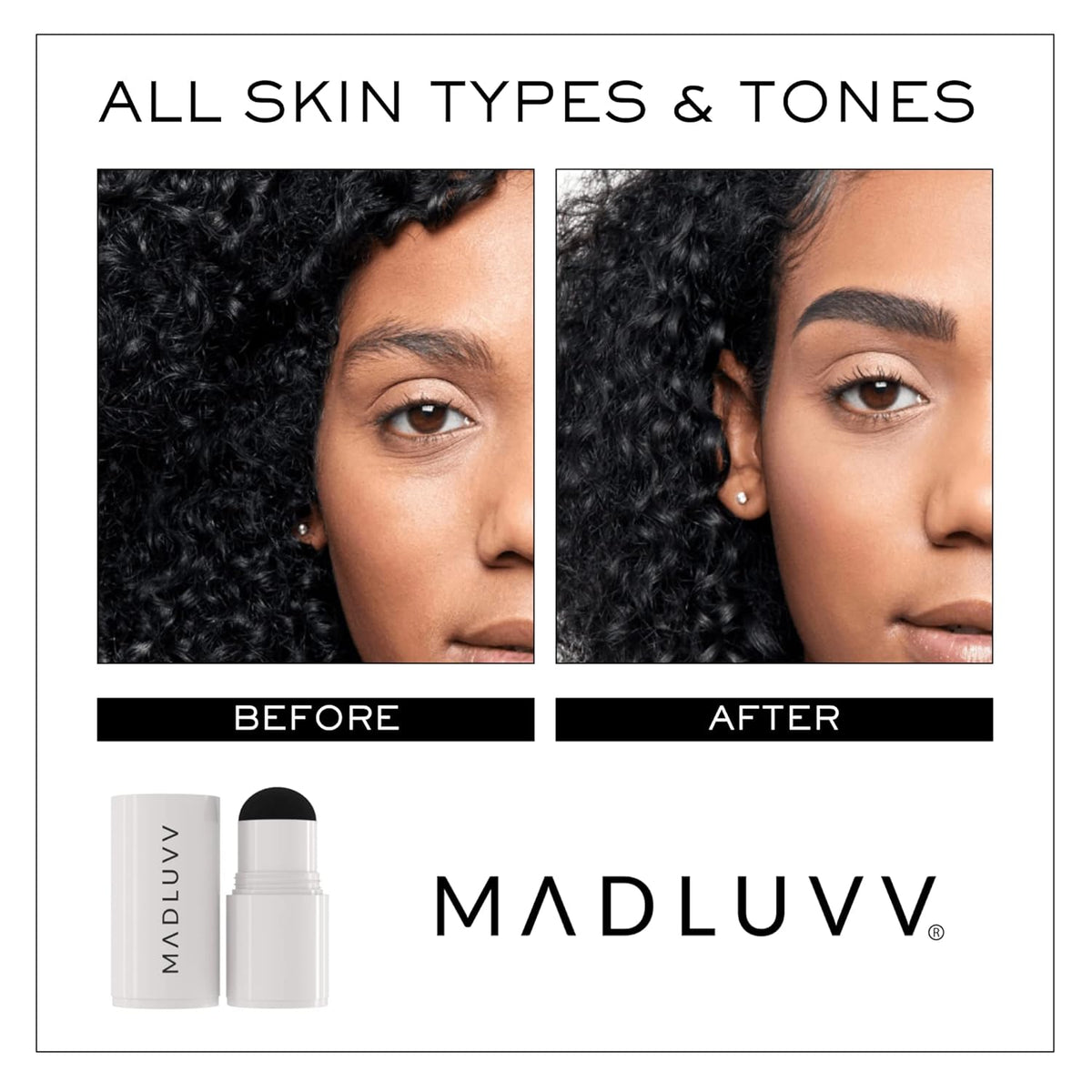 MADLUVV Brow Stamp Refill* - Color Stamp for Brows & Root Touch Up for Women & Men, Instantly