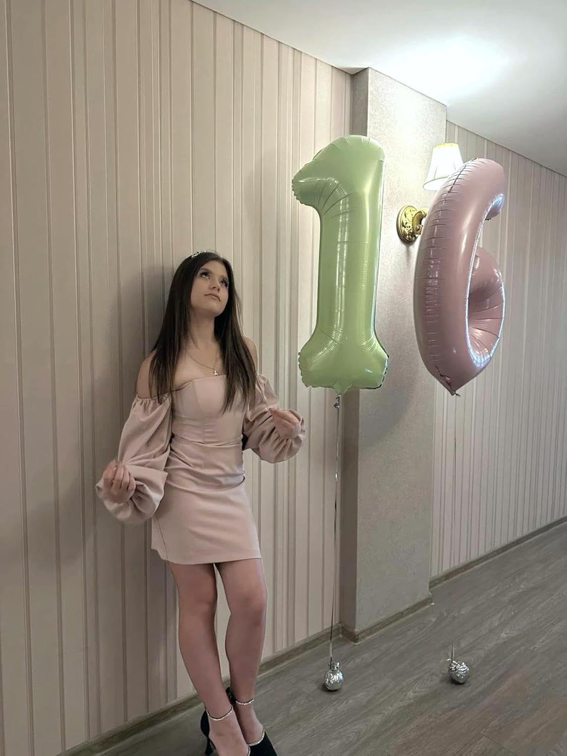 Big Sage Green 40 Inch 9 Balloon Number, Jumbo Giant 9th 19 29 39 49 99 Birthday Party Decorations