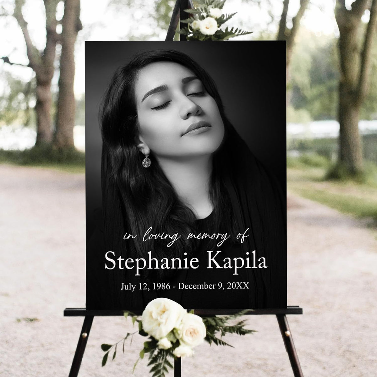 Funeral Welcome Sign, Memorial Welcome Sign, Celebration of Life Welcome Sign, Funeral Decor