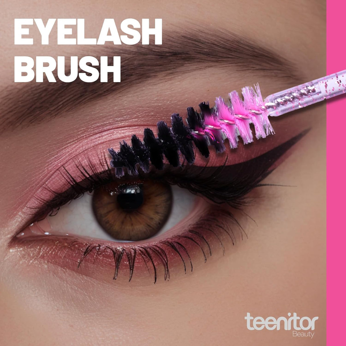 Teenitor 200pcs Mascara Wands and Lip Applicators Disposable, 100pcs Disposable Mascara Wands