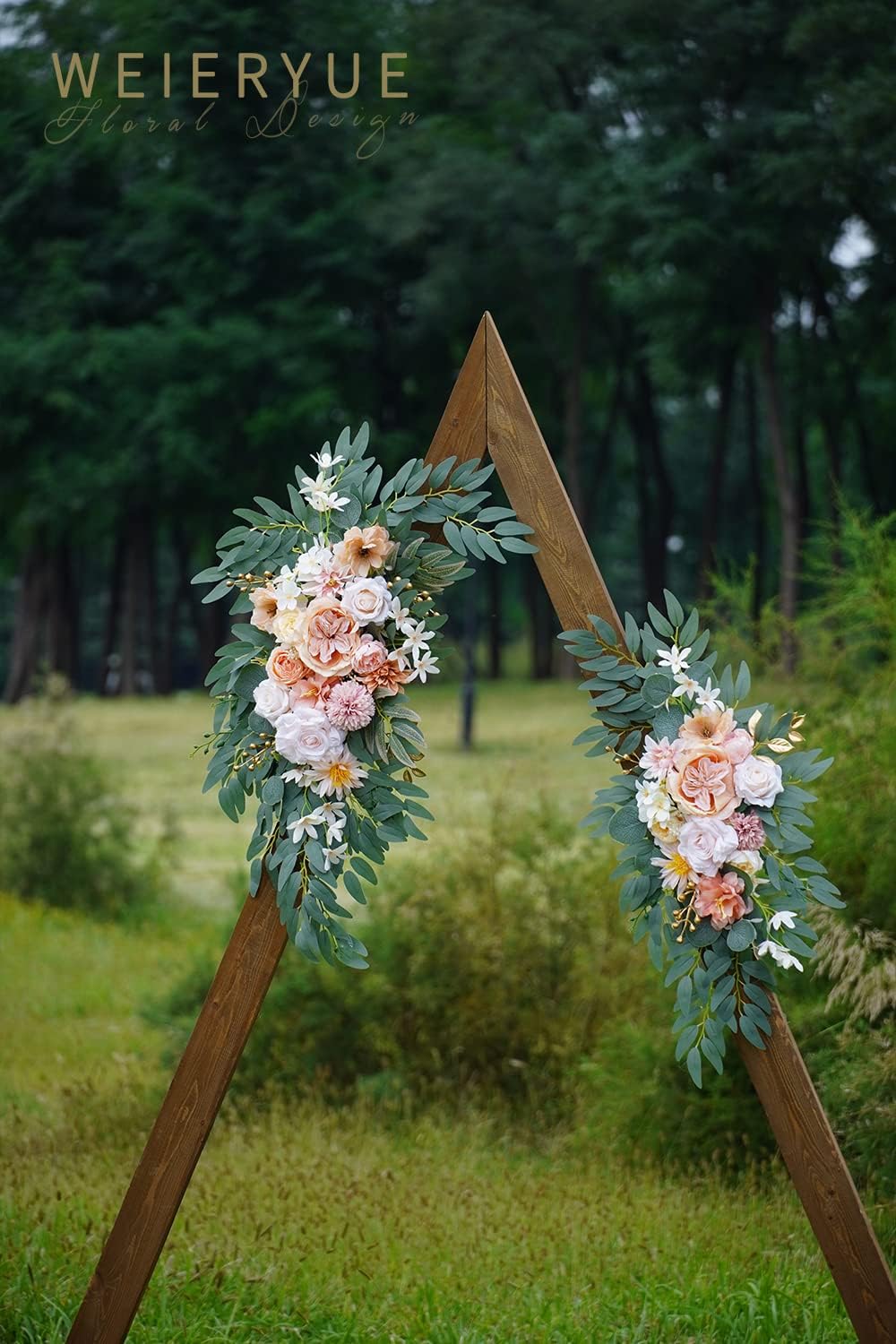Artificial Wedding Arch Flowers Kit(Pack of 2) for Wedding Arch, Bridal Shower, Ceremony and