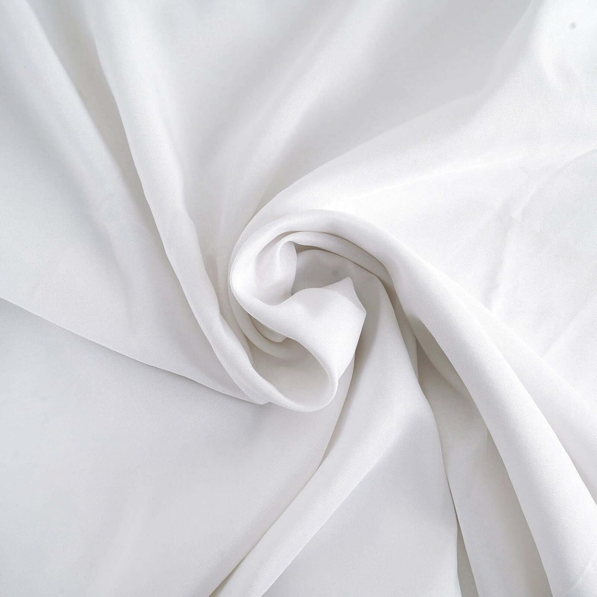 Efavormart 54x54 White Wholesale Linens Seamless Polyester Square Linen Tablecloth for Wedding