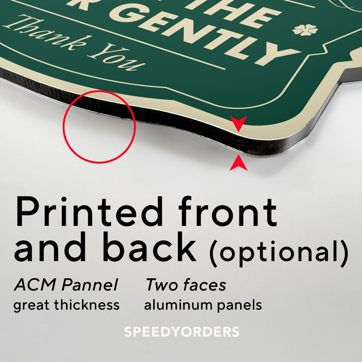 Custom Decorative Outdoor Metal Sign - Personalized Aluminum Driveway Sign, Waterproof, Made In USA