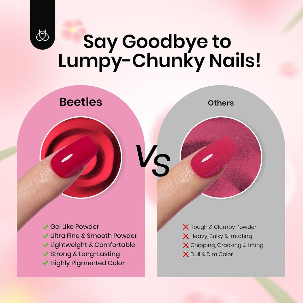 Beetles Dip Powder Nail Kit, 36 Colors Glitter Nude Pink Red Green Pastel Dipping Powder Starter