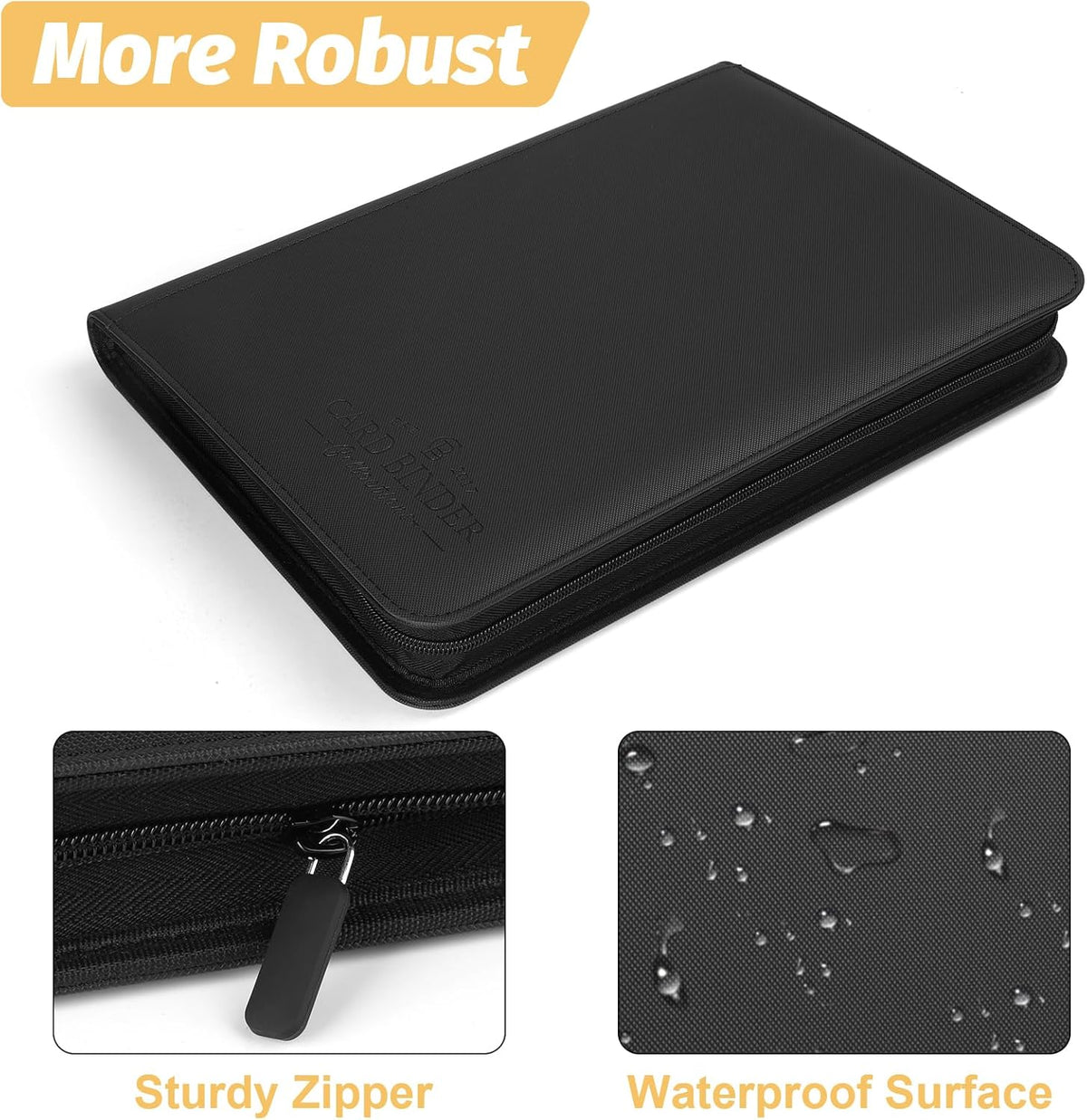 Trading Card Binder, Card Collection Binder Album Folder with 540 Side Loading Pockets, 9 Pocket