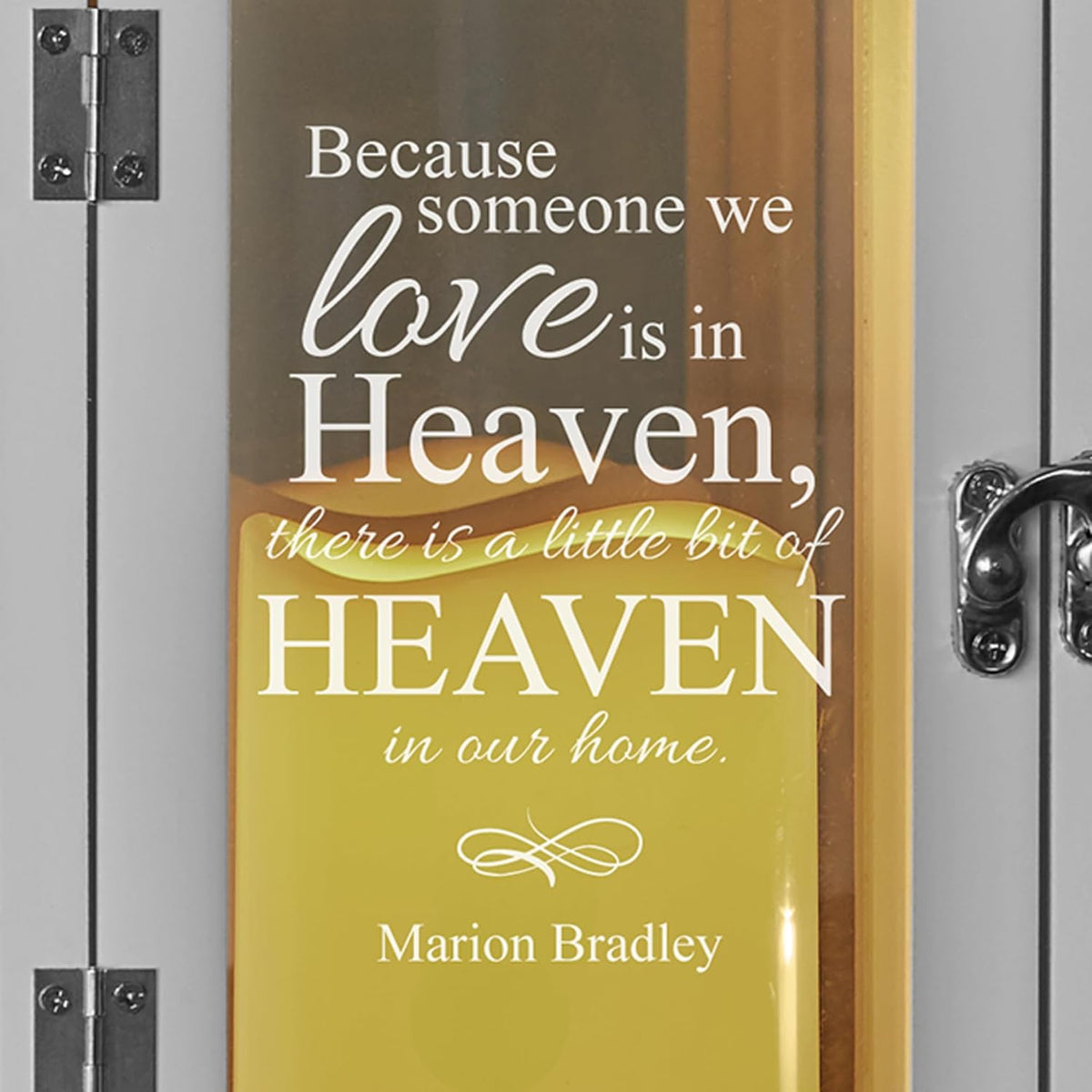 Let's Make Memories Personalized Memorial Lantern - Sympathy - Condolences - LED Candle - Automatic
