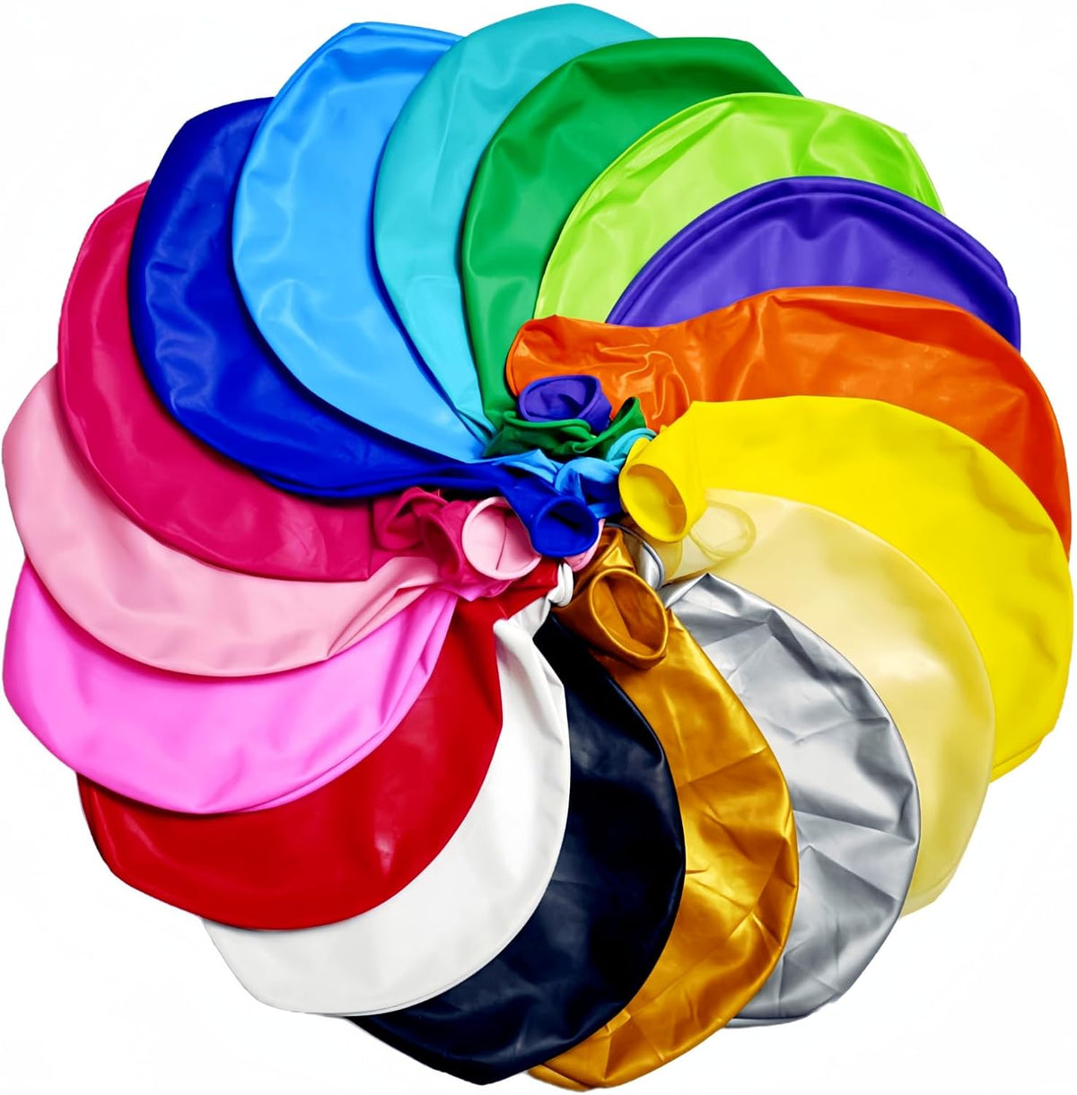 35 Pack Giant Balloons 36 Inch 17 Kinds Colors Latex Colorful Party Big Balloon Bulk for Various