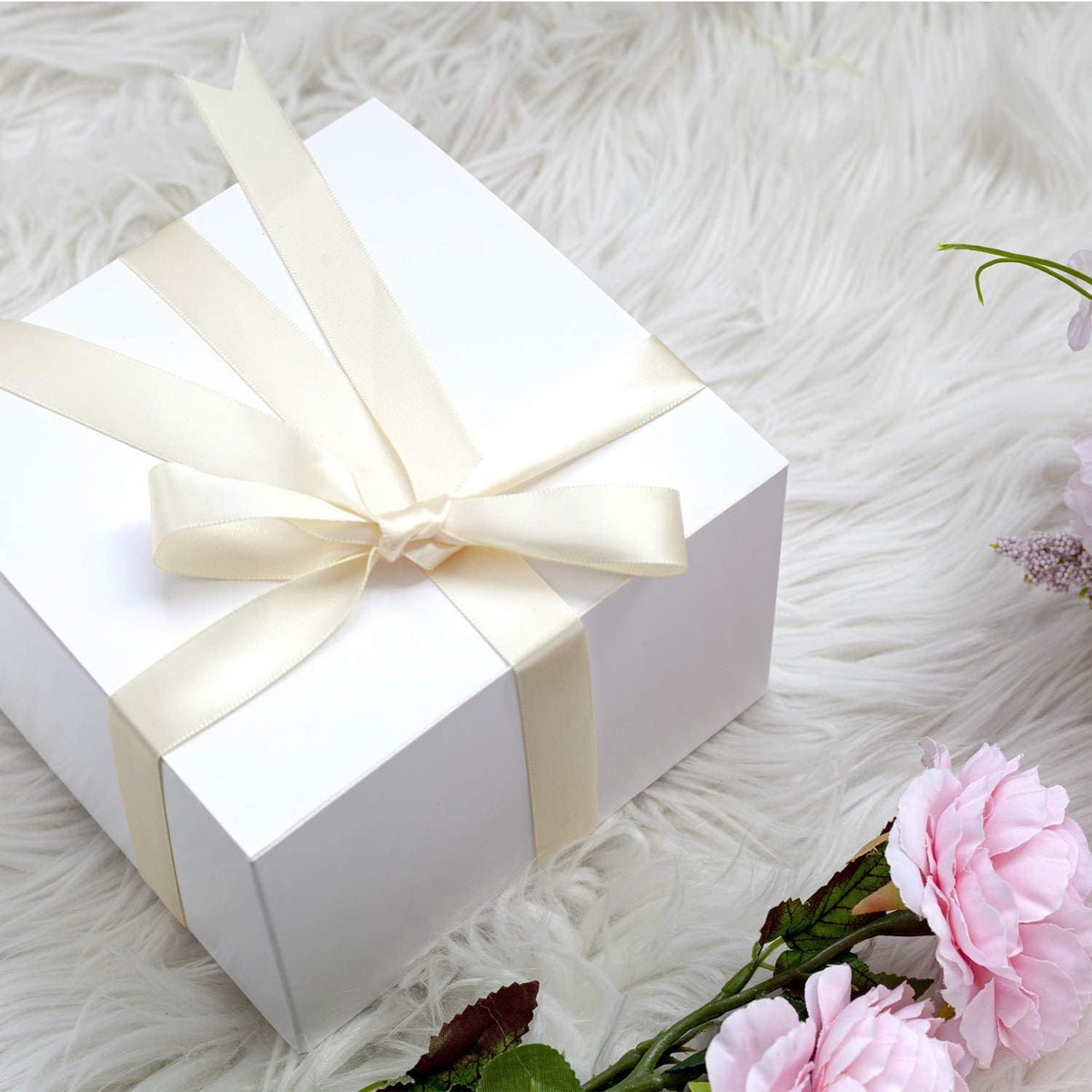 GEFTOL Gift Box 10 Pack 6 x 6 x 4 inches Fold Box Paper Gift Box Bridesmaids Proposal Box for