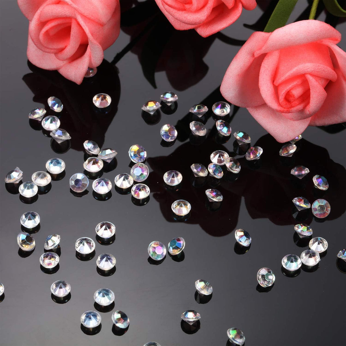 10000 Clear Wedding Table Scatter Crystals Acrylic Diamonds Rhinestones for Table Centerpiece