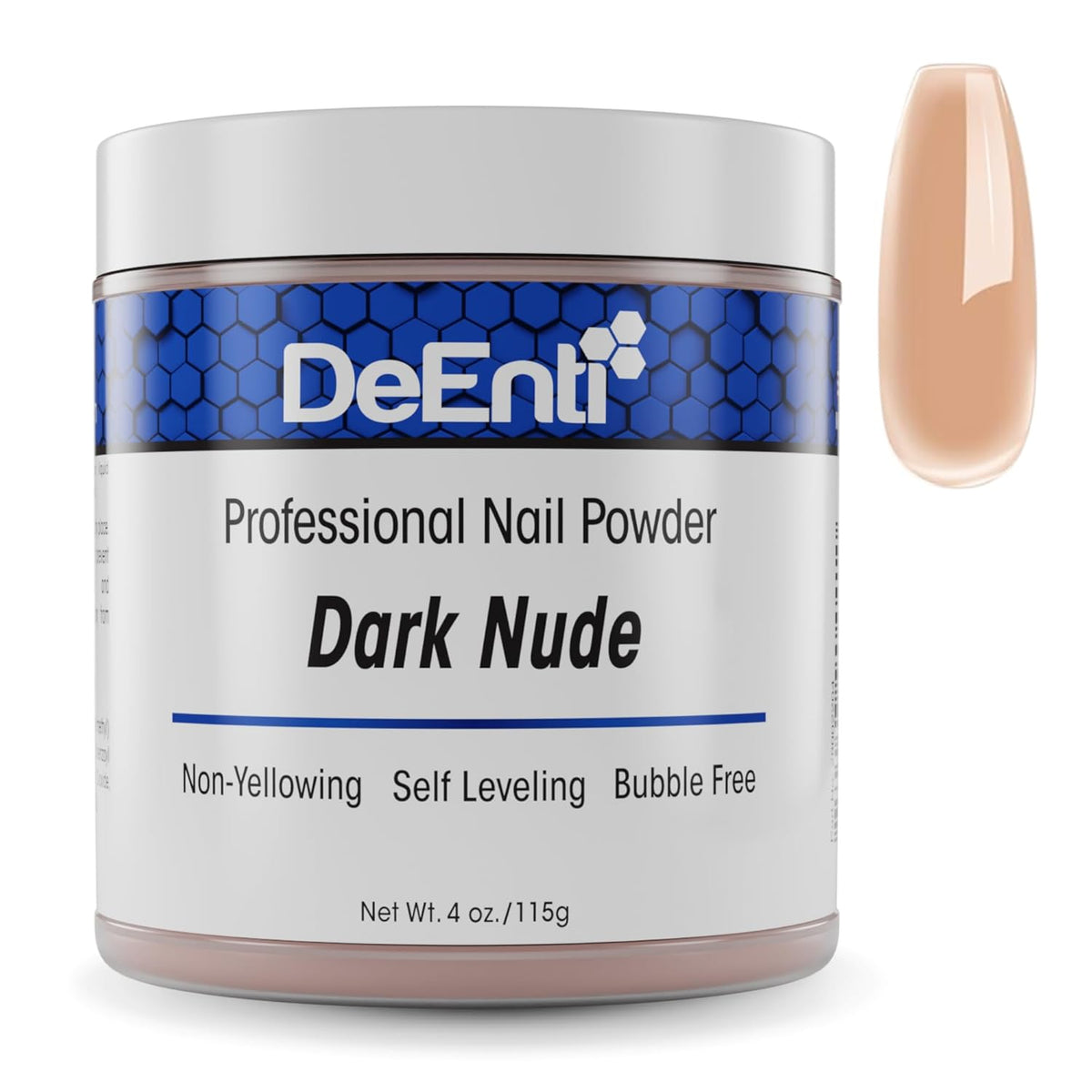 Acrylic Nail Powder, 4oz Dark Nude Acrylic Powder Dip for Nails, Long Lasting Salon Quality, Bubble