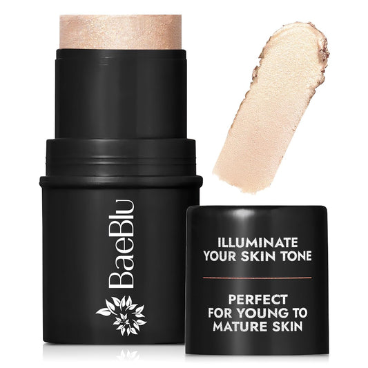 Organic Blush Tube, Chardonnay - 100% Natural Vegan Cream Blush Sticks, Multi-Use Bronzer, &