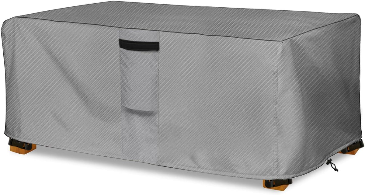 Outdoor Coffee Table Cover,Waterproof Rectangular Patio Small Side Table Cover,48 x 28 x 16 inch