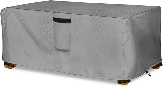 Outdoor Coffee Table Cover,Waterproof Rectangular Patio Small Side Table Cover,48 x 28 x 16 inch