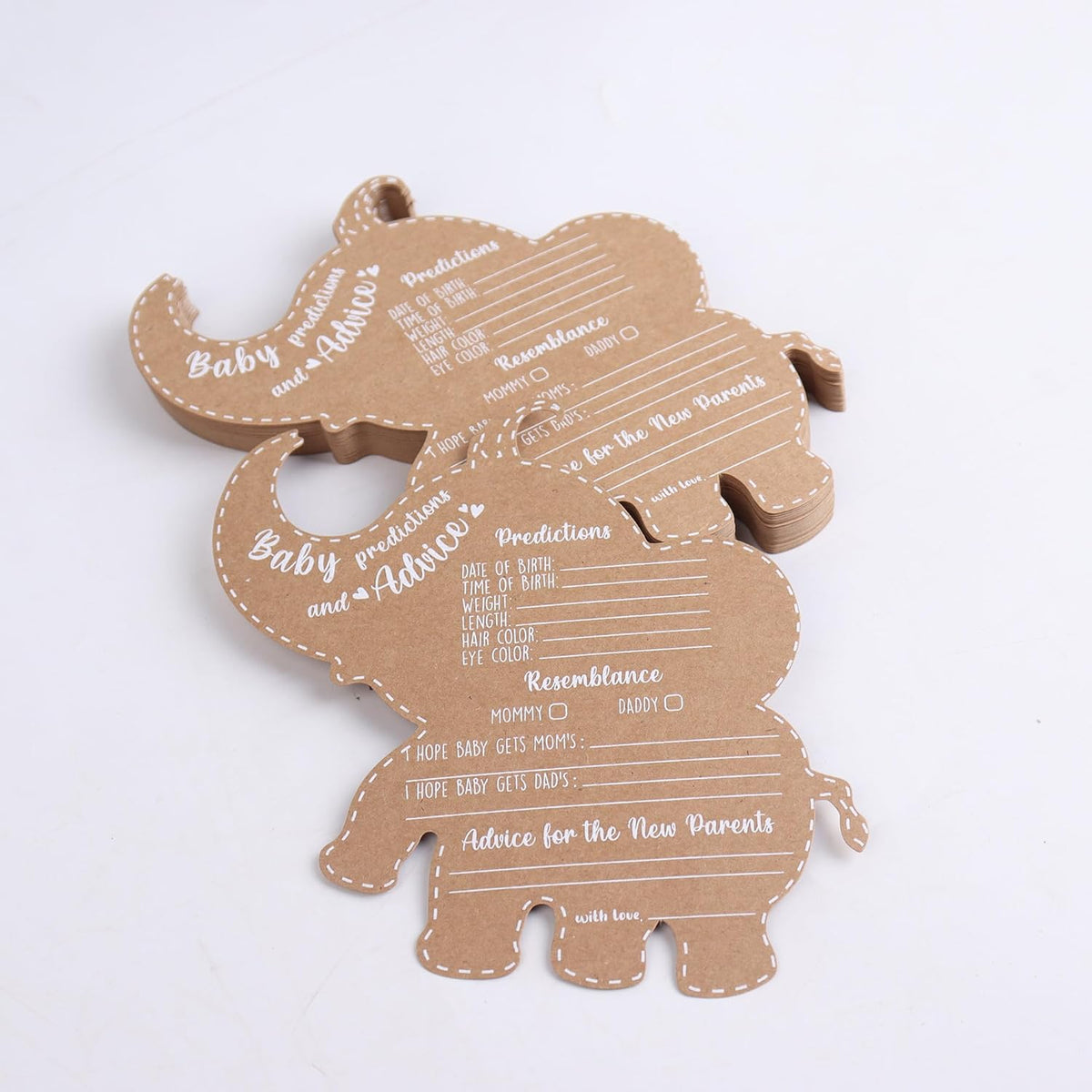 Baby Shower Games - Baby Shower Advice Cards for Parents to Be - Advice cards for Mommy to be
