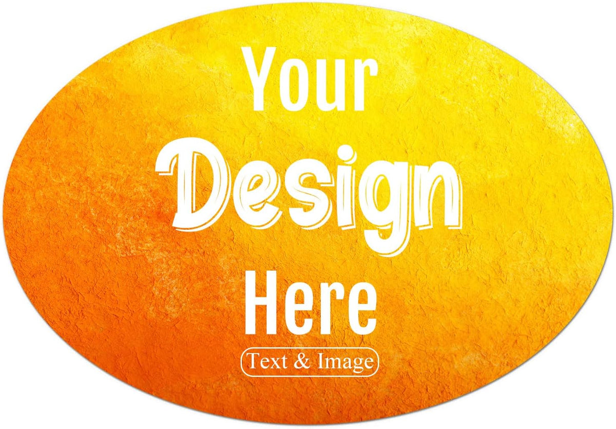 100-500 Custom Stickers Personalized Labels, Customized Stickers with Any Image Logo and Text.