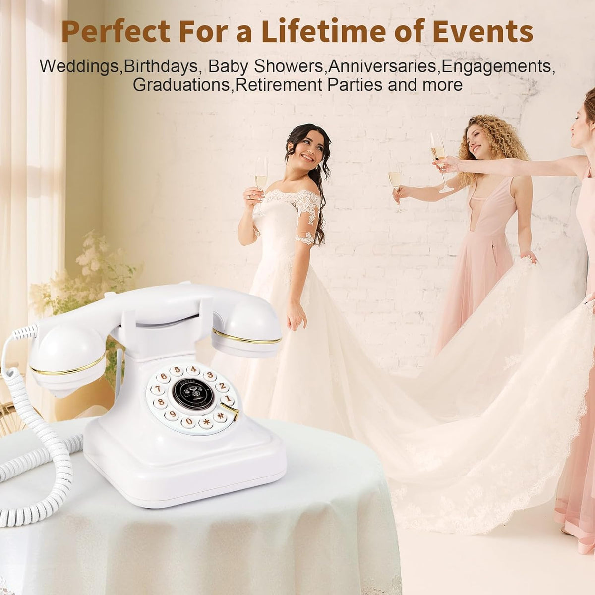 Audio Guest Book Wedding Phone, Audio Guest Book Record Customized Audio Messages Guest Book