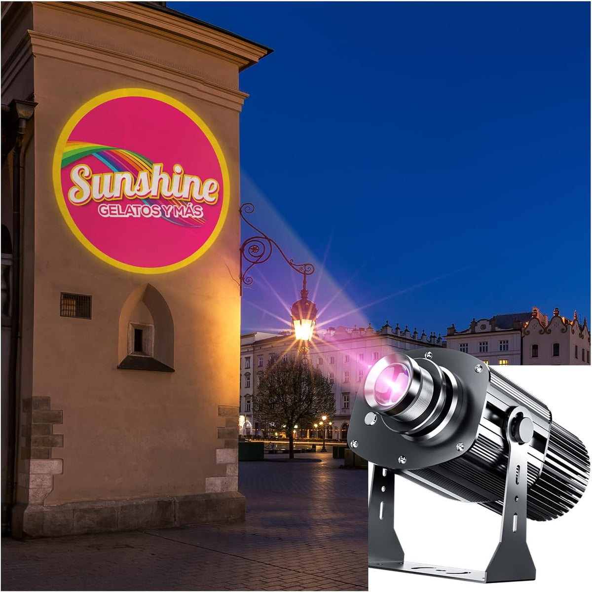 Custom 𝐥𝐨𝐠𝐨 𝐩𝐫𝐨𝐣𝐞𝐜𝐭𝐨𝐫 GOBO for Store Business Outdoor and Indoor Image led Lights