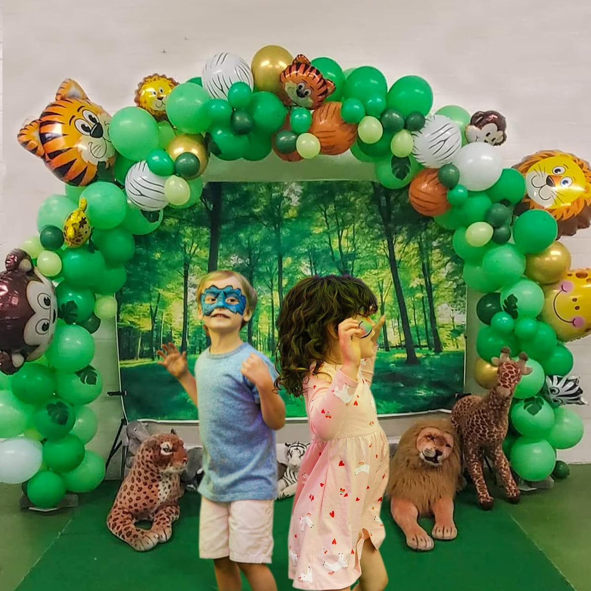 KAWKALSH Green Balloon 12 Inch, 110pcs Latex Party Balloons Helium Bright Color for Birthday Baby