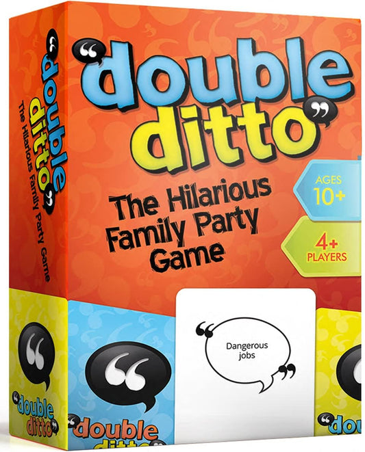 Inspiration Play Double Ditto - a Hilarious Award-Winning Family Party Game for 4-20 Players (Ages