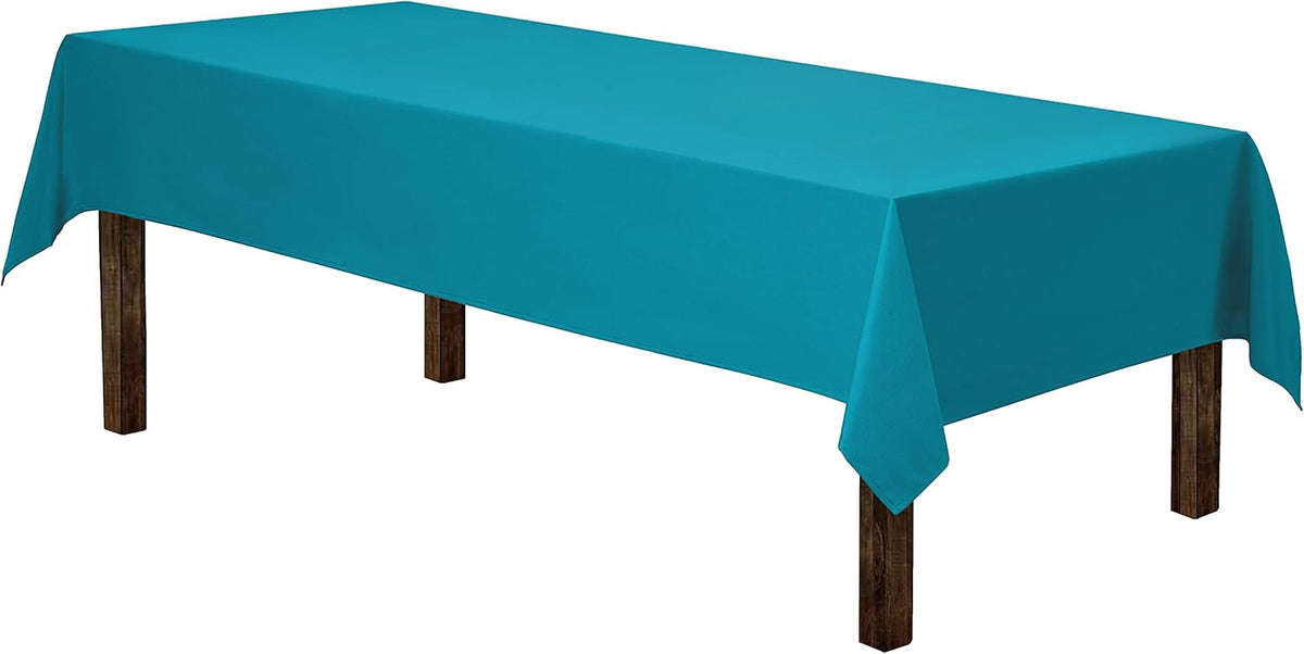 Gee Di Moda Rectangle Tablecloth - 60 x 126 Inch Caribbean Table Cloth for 8 Foot Rectangle Table
