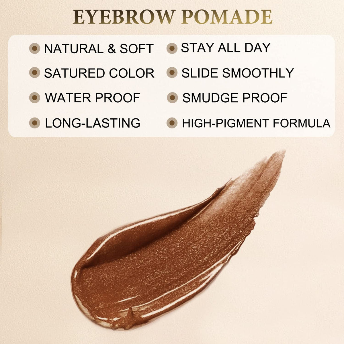 LAVONE Eyebrow Stamp Stencil Kit for Eyebrows, Brow Stamp Trio Kit with Waterproof Eyebrow Pencil