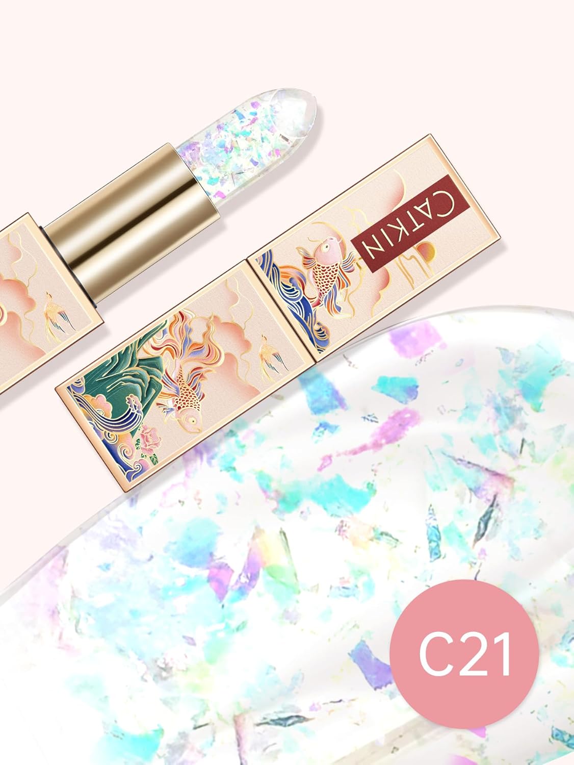CATKIN Lip Balm Color Changing Lipstick Ultra Hydrating Lip Moistrurizer with Vitamin E Nourishing