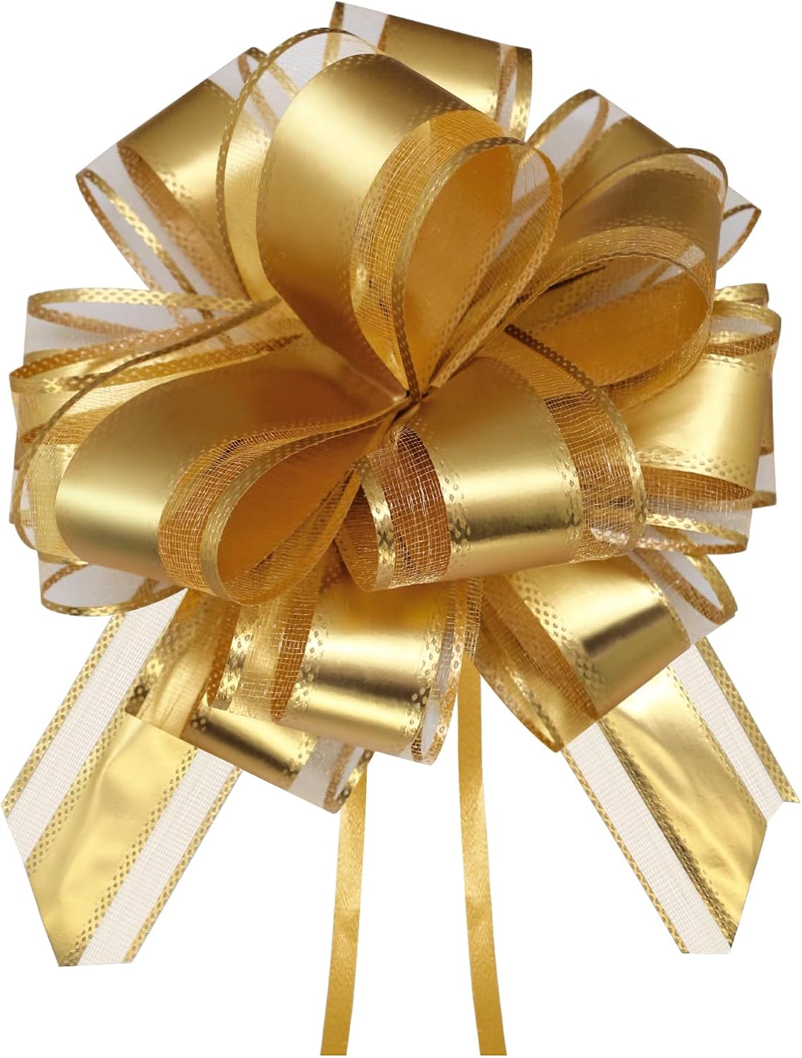 7 Pieces Large Pull Bows, 6 inche, Big Bow for Gift Wrapping, Christmas Party Birthday Gift