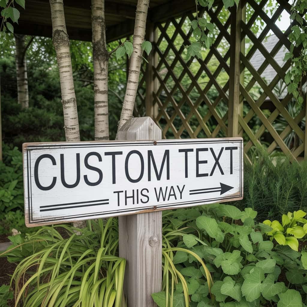 Custom Signs Outdoor Metal, Personalized Street Sign for Home Bar Wall Decor, 6x24 Inches