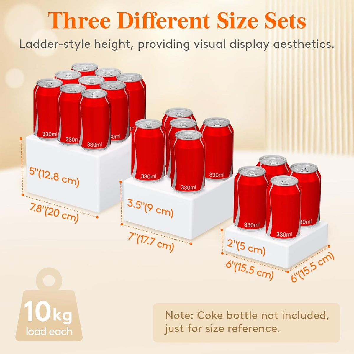Lifewit Buffet Risers and Stands Up to 7.8", Food Risers for Buffet Table, Catering Dessert Cake