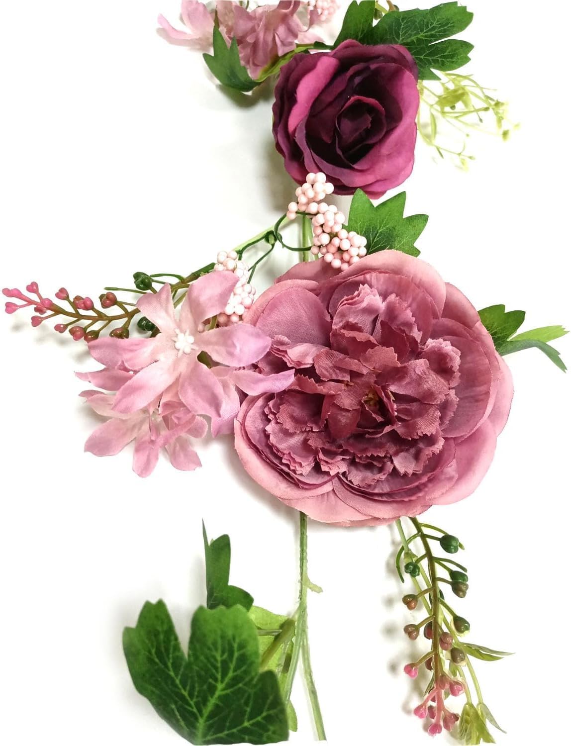 Peony Flower Garland, Rose Flower Swag, 6' Wedding Arch Flowers for Wedding Decor Home Table Runner