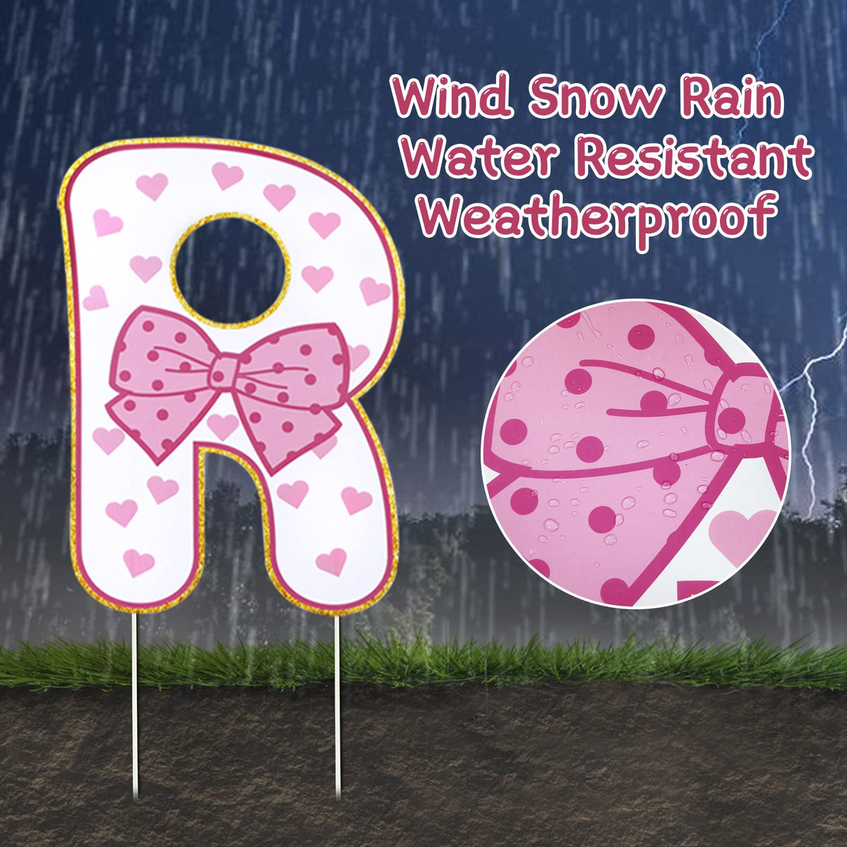 AerWo 11 Pcs Gender Reveal Decorations Baby Shower Yard Signs with Stakes,Baby Gender Reveal Ideas