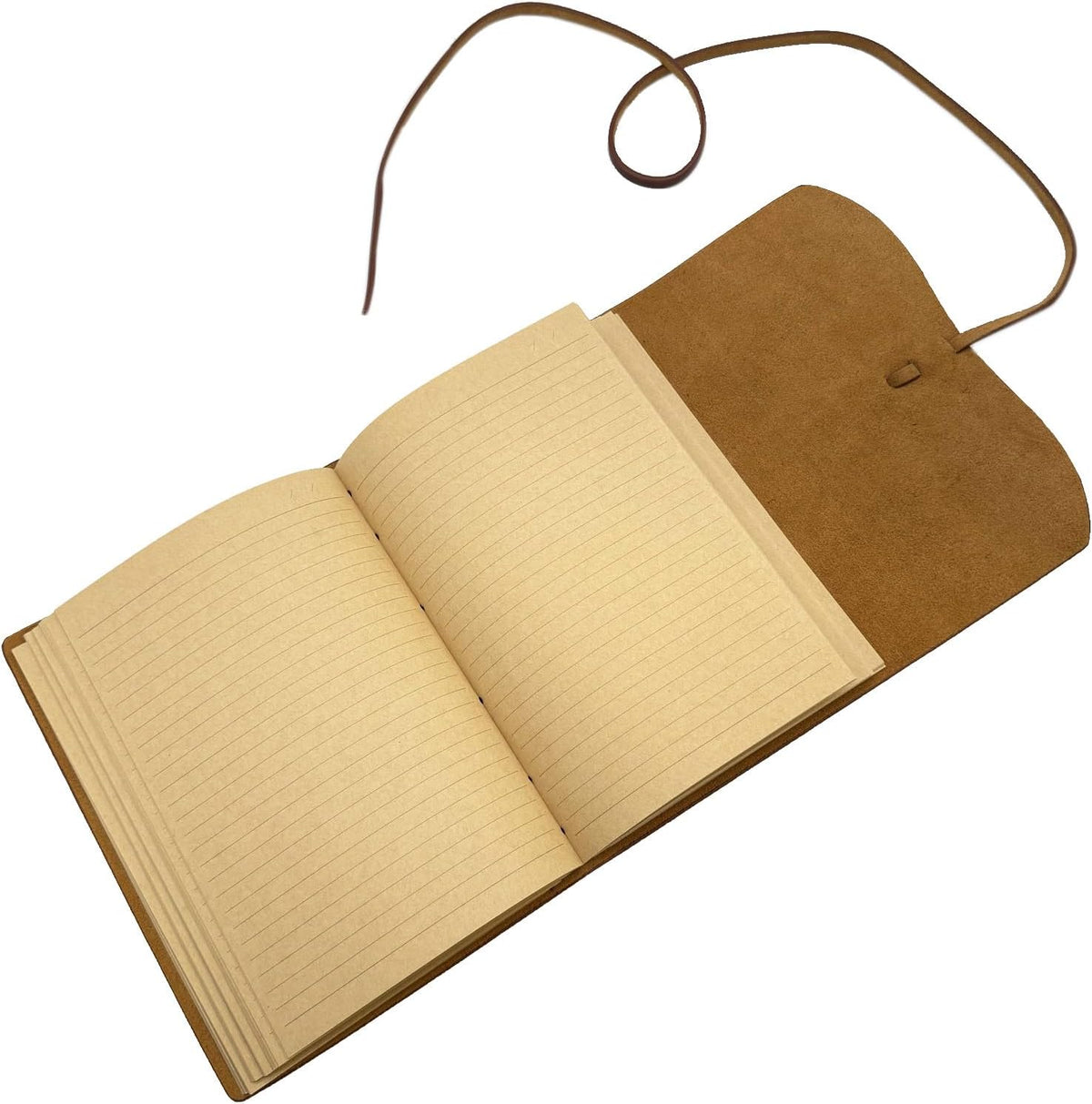 Dark Brown Notebook Journal - Leather Journaling for write A5 Size Diary 6.2x8.5 Inch,Notepad For