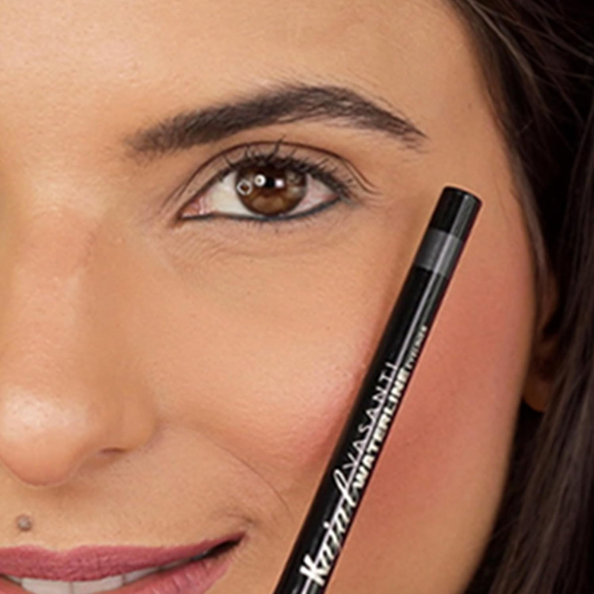 VASANTI Kajal Waterline Eyeliner Pencil - Long-lasting, Waterproof, Smudge-proof, Safe for