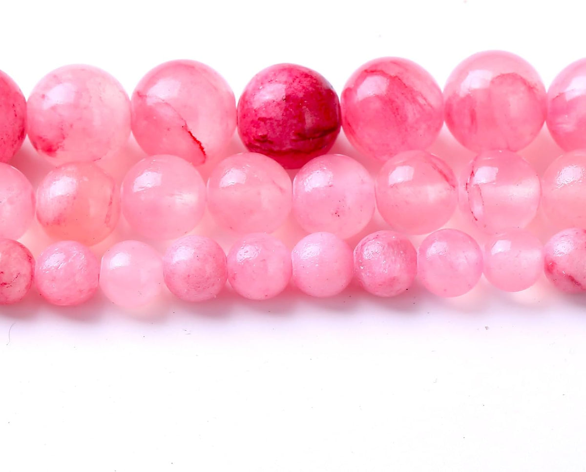 Blood Red Persian Jade Stone Beads Gemstone Round Crystal Energy Jade Beads Stone Beads for Jewelry