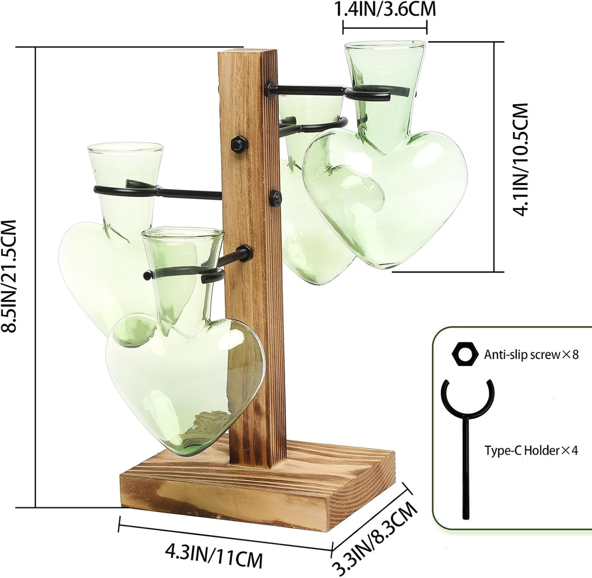 Plants Propagation Stations Plant Terrarium Kit Glass Planters for Indoor Plants House Plant