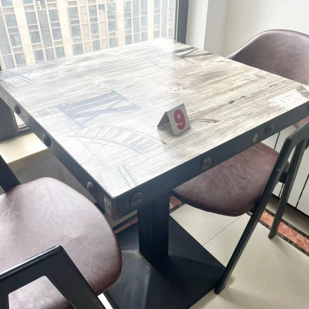 10 Pcs Metal Place Cards Stackable Tent Style Table Numbers，Place Card Holders for Celebration