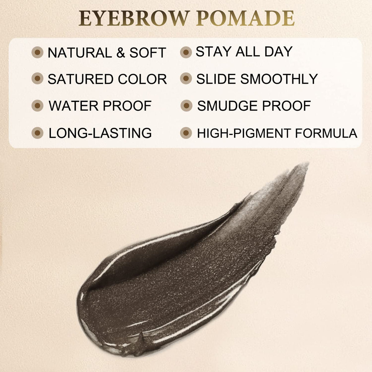 Eyebrow Pencil Makeup Kit, with Waterproof 2-IN-1 Microblading Eyebrow Pen, Eyebrow Pomade