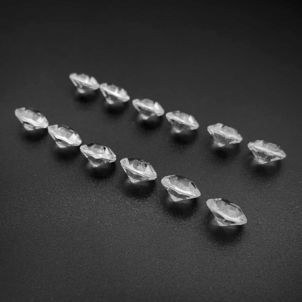 Fake Diamond, 1700PCS 10mm Clear Acrylic Diamonds Crystals Gems for Vase Fillers,Table Scatter