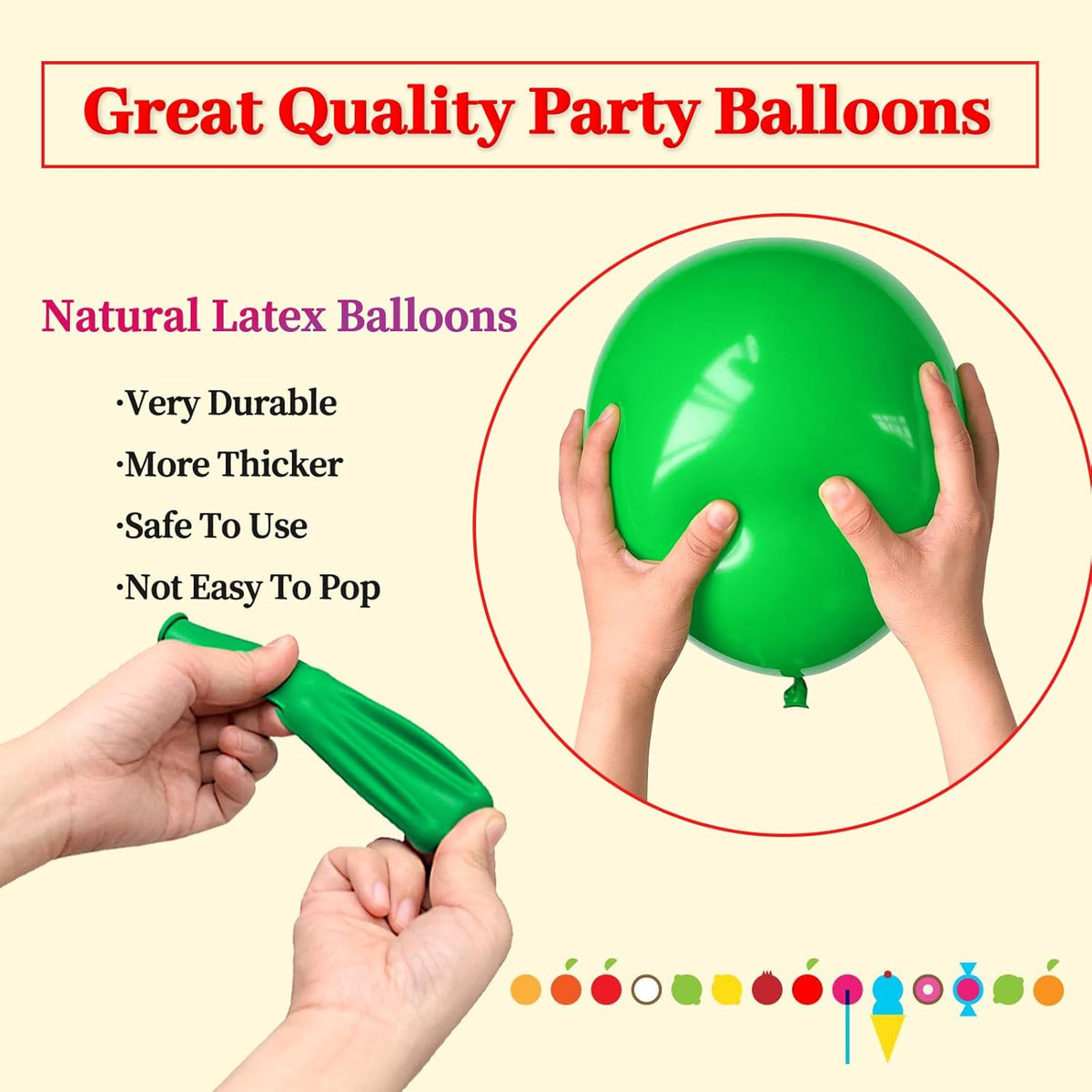 110Pcs Dark Green Balloons Latex Party Balloons 12 inch Round Helium Balloons for Dark Green Themed
