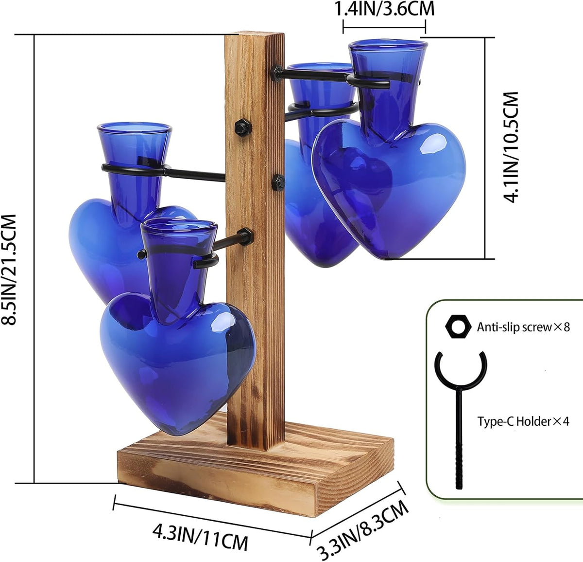 Plants Propagation Stations Plant Terrarium Kit Glass Planters for Indoor Plants House Plant