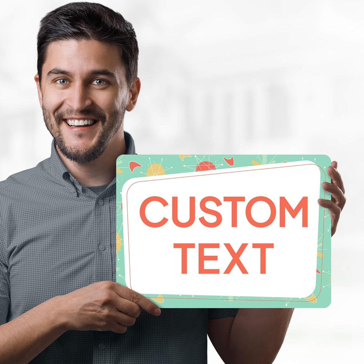Custom Sign, Custom Street Sign, 11 Font Colors, 13 Font Styles, 4 Hole Options, 22 Sizes, 10x14