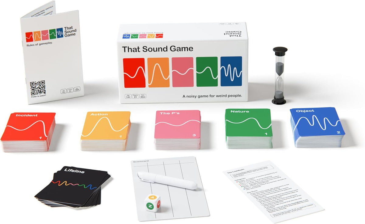 That Sound Game - Award Winning - Party Sound Guessing Game for Adults and Teens, Board Game for 2+
