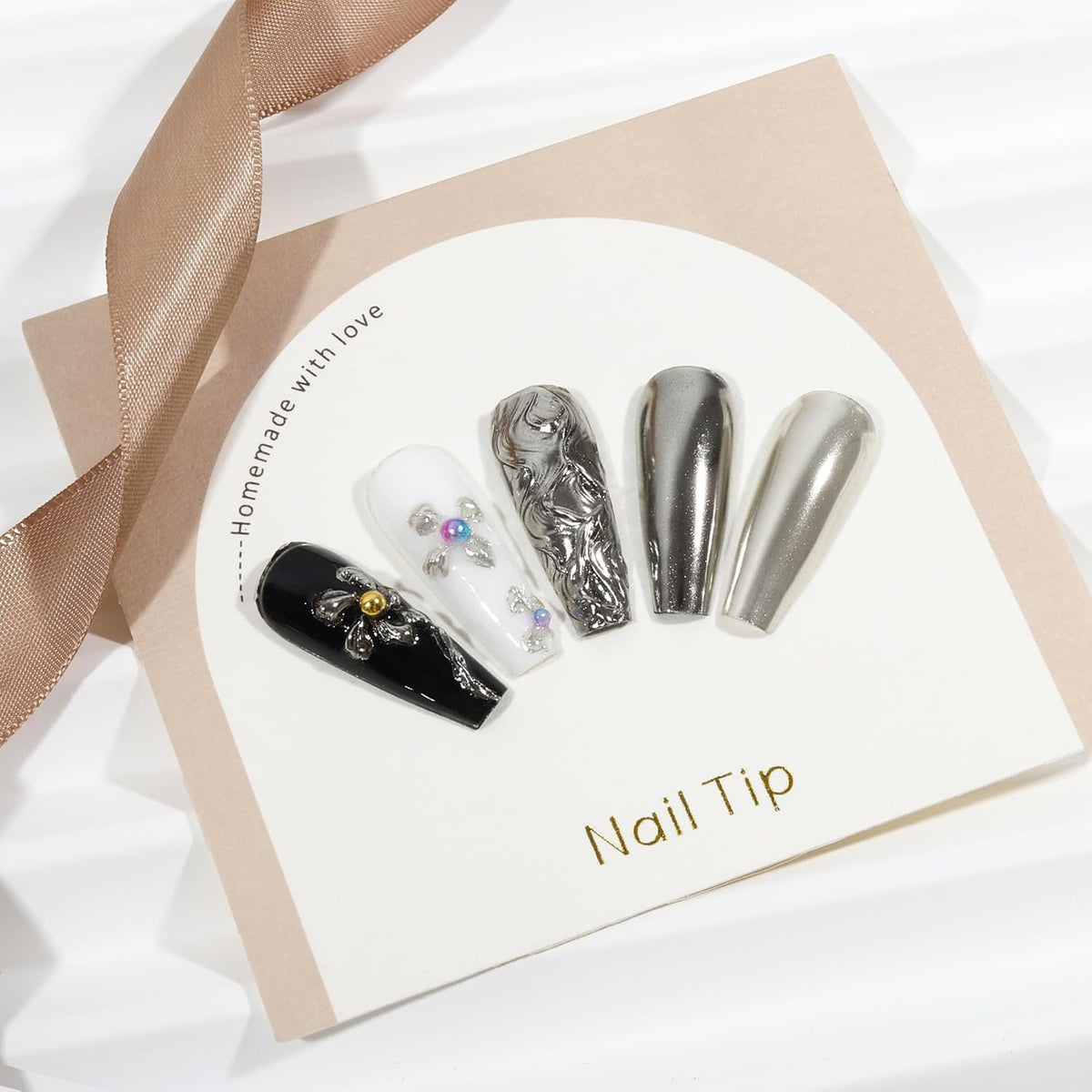 Artdone Chrome Nail Powder, Light Silver Iridescent Aurora Powder Metallic Mirror Effect Pigment