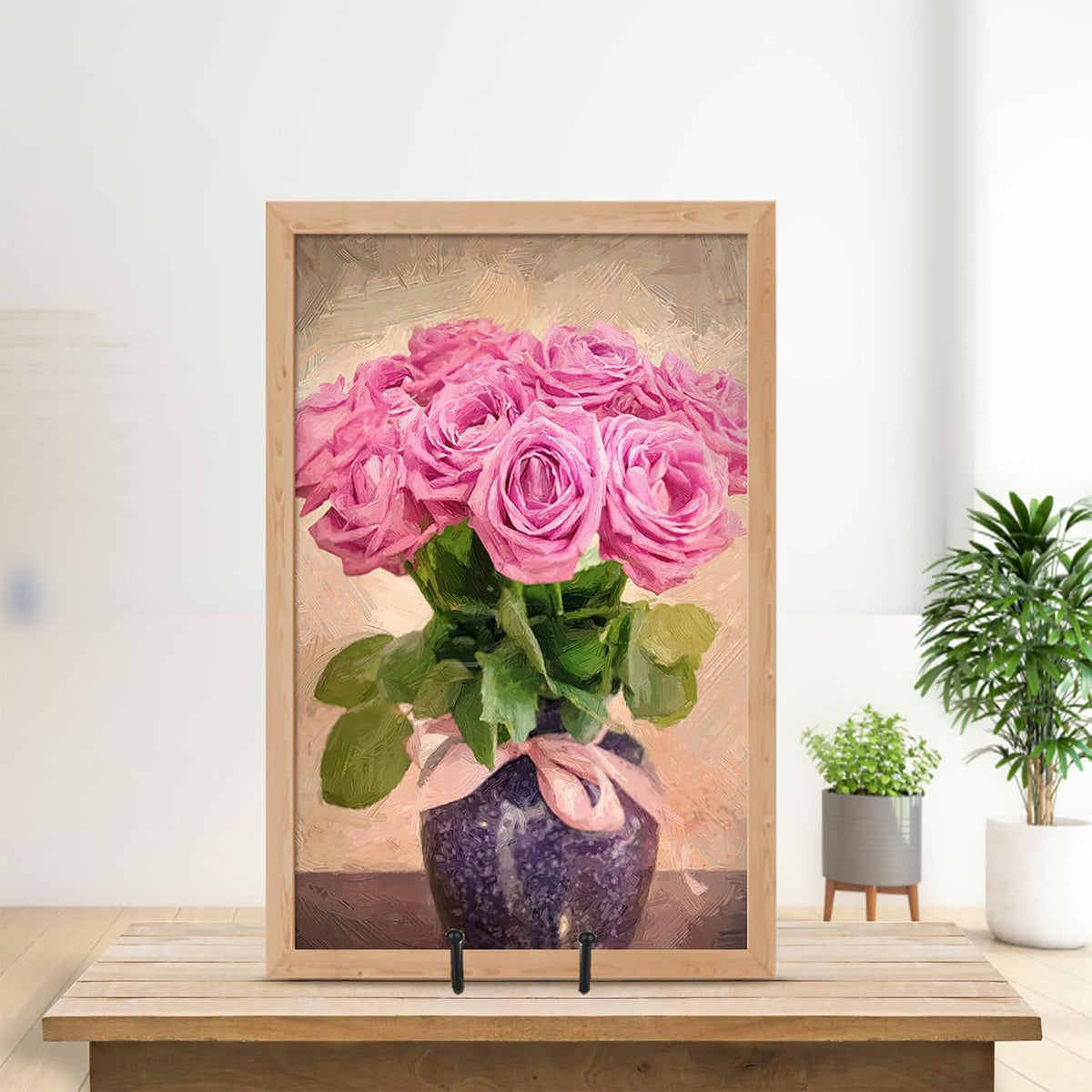 Decolore 3 Pack 12 Inch Black Picture Stands Plate Stands for Display Large Book Stands Table Top