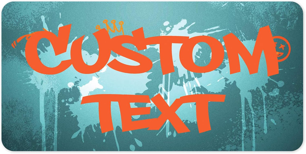 Custom Sign, Custom Street Sign, 11 Font Colors, 13 Font Styles, 4 Hole Options, 22 Sizes, 6x12