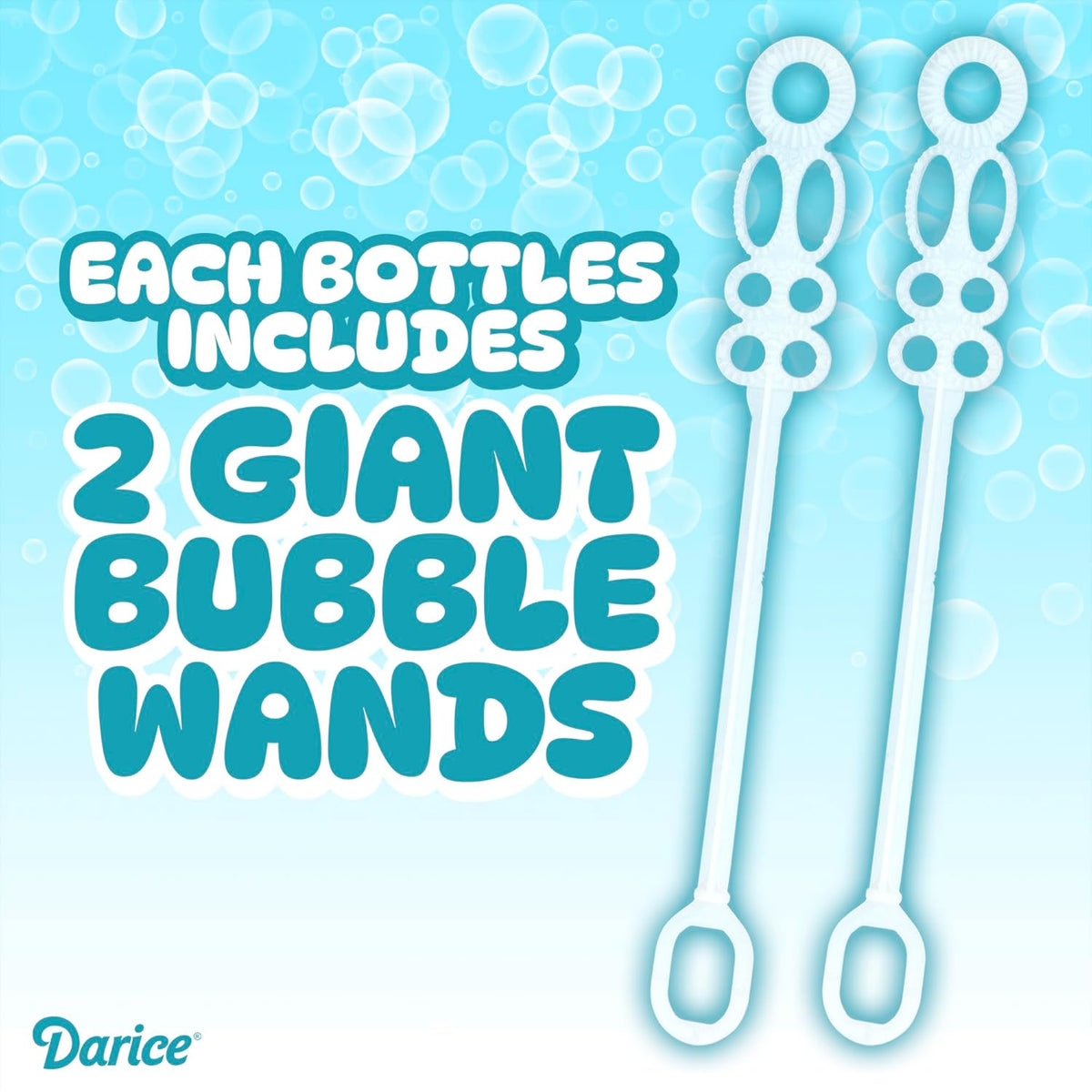 Darice 2 Pack 128oz Bubble Solution Refill for Bubble Machines & Blowers - Easter, Weddings