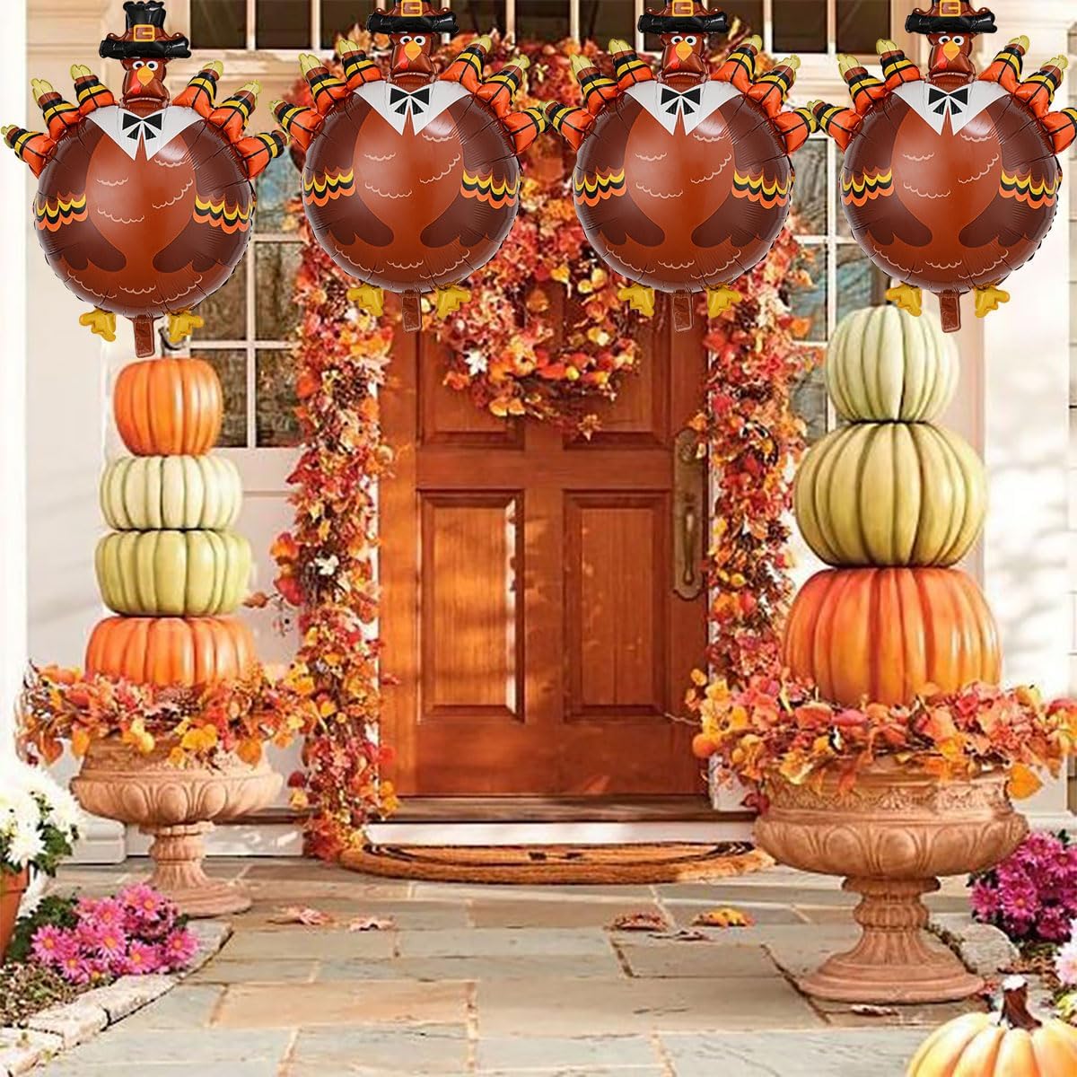 Turkey Balloon Thanksgiving Balloons Fall Balloon Decorations Turkey Balloons for Thanksgiving