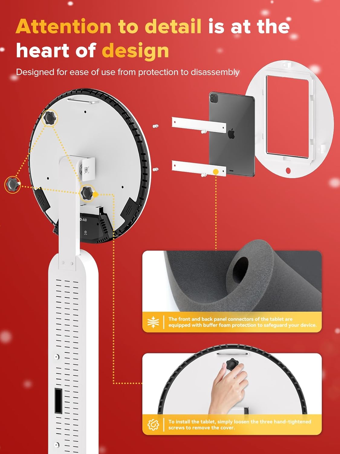 Portable Photo Booth, Photo Booth Shell Stand Provide Cyratok PhotoBooth Software,Flight Case,Free